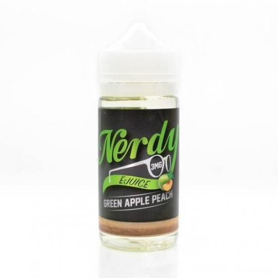 Green Apple Peach – Nerdy e-Juice – 100mL