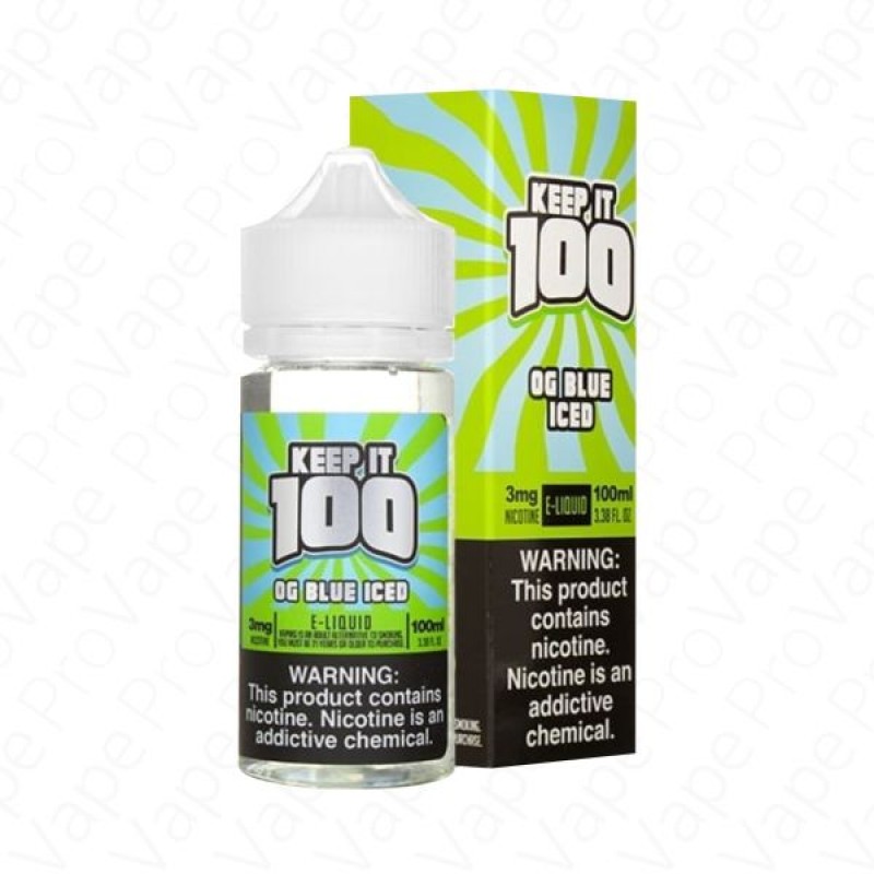 OG Blue (Blue Slushie) Iced Keep It 100 100mL