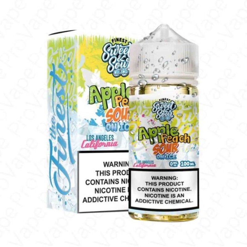 Apple Peach Sour Ice Finest Sweet & Sour 100mL
