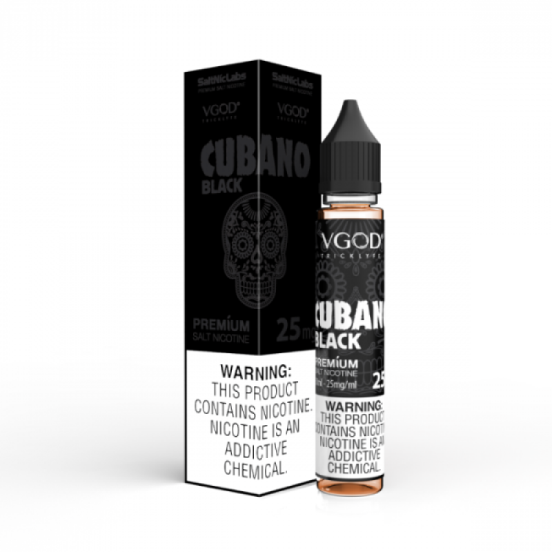 Cubano Black – SaltNic Labs – VGOD – 30mL