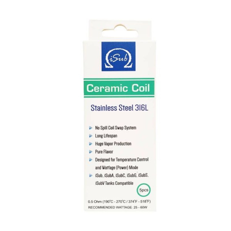 Innokin iSub Replacement Coils 5PCS