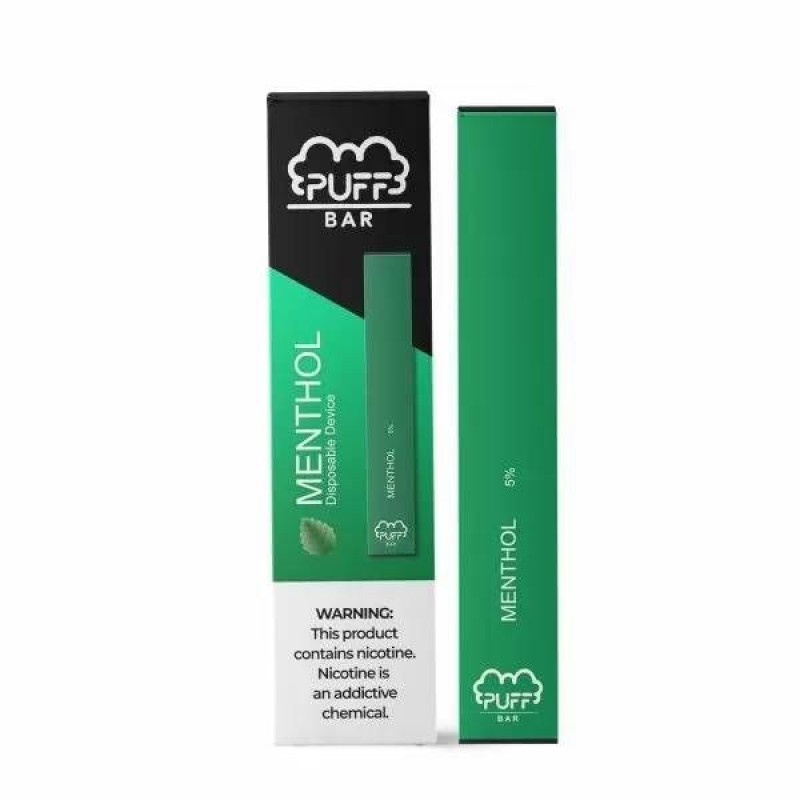 Menthol Puff Bar Disposable Pod Device 5%