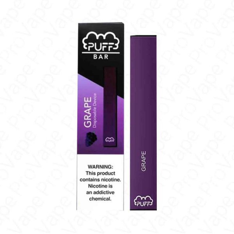 Grape Puff Bar Disposable Pod Device 5%